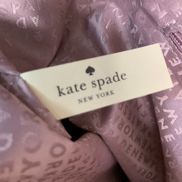 Leather Kate Spade Handbag Pink with Black Trim - Picture 3 of 13